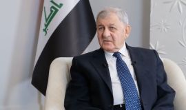 رئيس الجمهورية يؤكد دعم العراق لتقديم المساعدة في عمليات البحث عن رئيسي